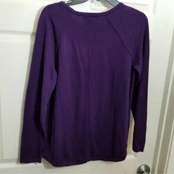 KAREN Scott Royal purple lightweight sweater size small - Picture 2 of 4